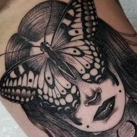 Tattoos - Butterfly Woman - 142482